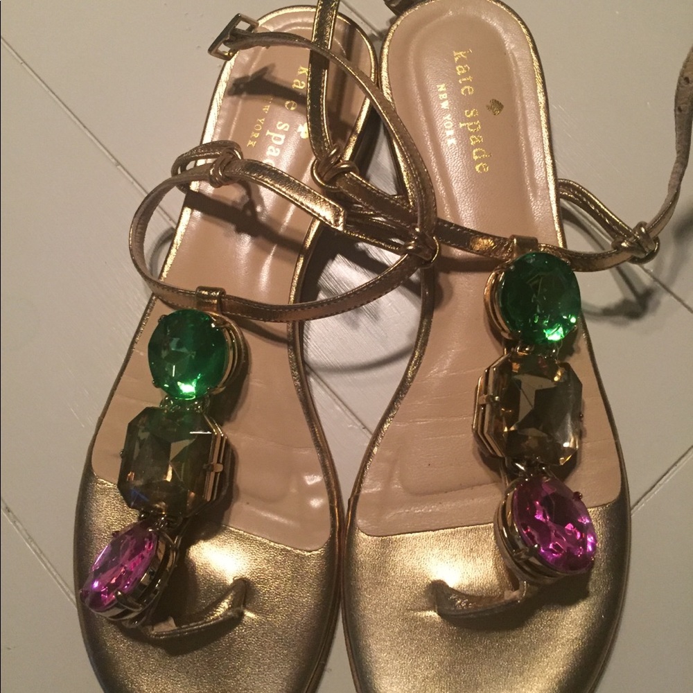Kate spade jeweled sandals